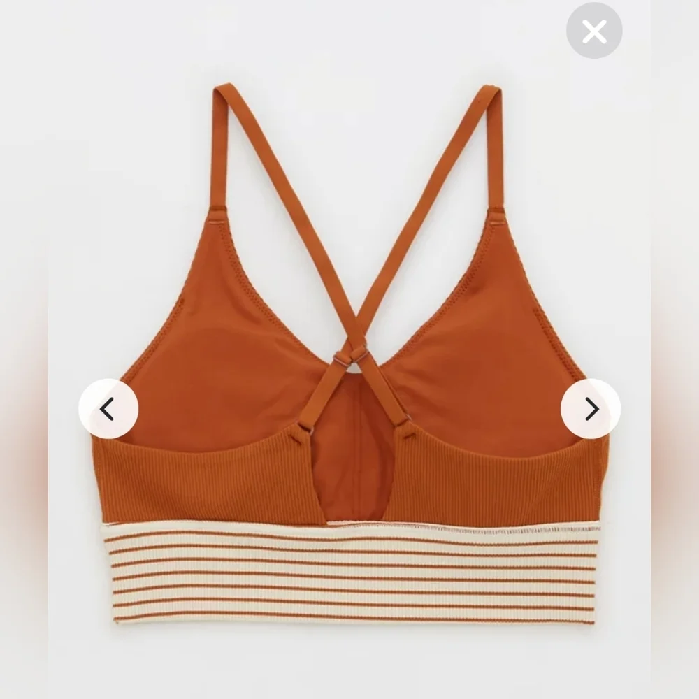 336. NWOT - Offline by Aerie Ribbed Scoop Sports Bra - Picture 2 of 5